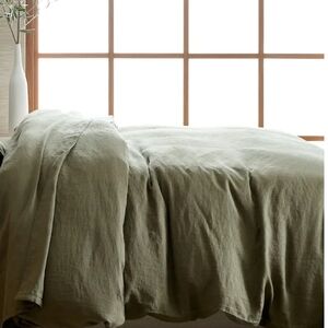 Quince European Linen King / California King Duvet Covet NEW IN BAG